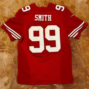 Aldon Smith #99 NFL SF 49ers Red Jersey (M)